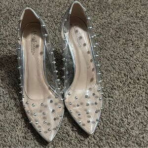 Hot Tomato Silver Studded Women's Shoes